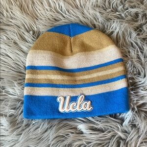 UCLA Women’s Striped Beanie - Blue and Gold